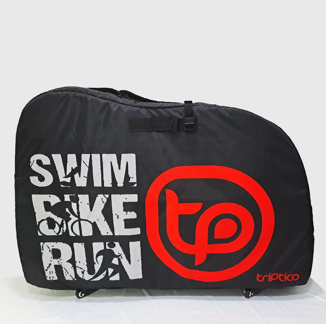 MALETA R1 PRO SWIN - BIKE - RUN NEGRO - NARANJA