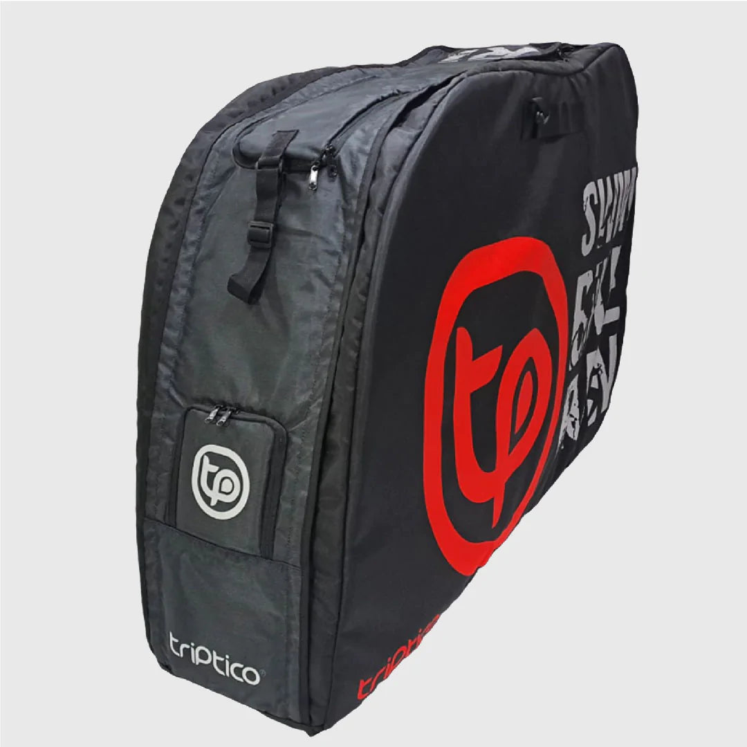 MALETA R1 PRO SWIN - BIKE - RUN NEGRO - NARANJA