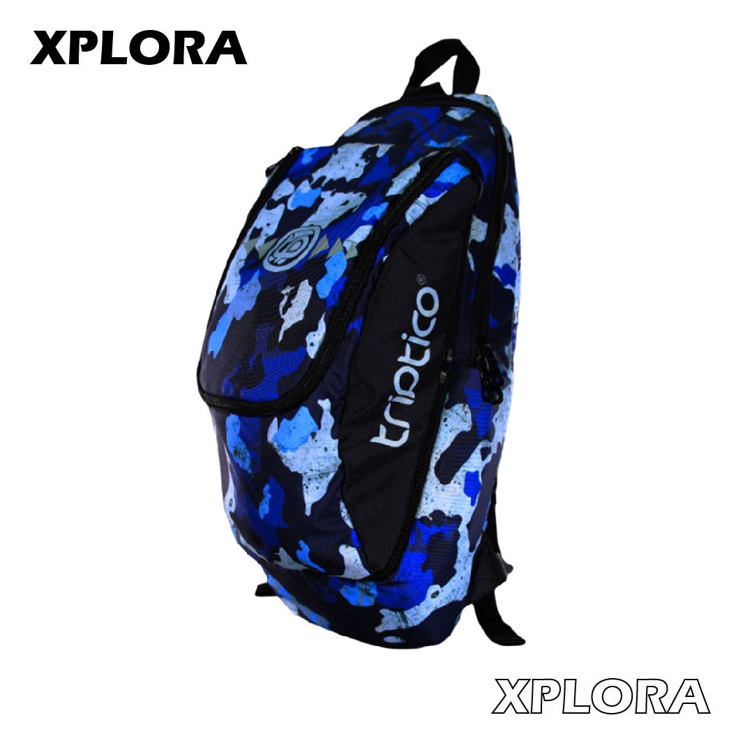 MALETÍN XPLORA - CAMUFLADO AZÚL